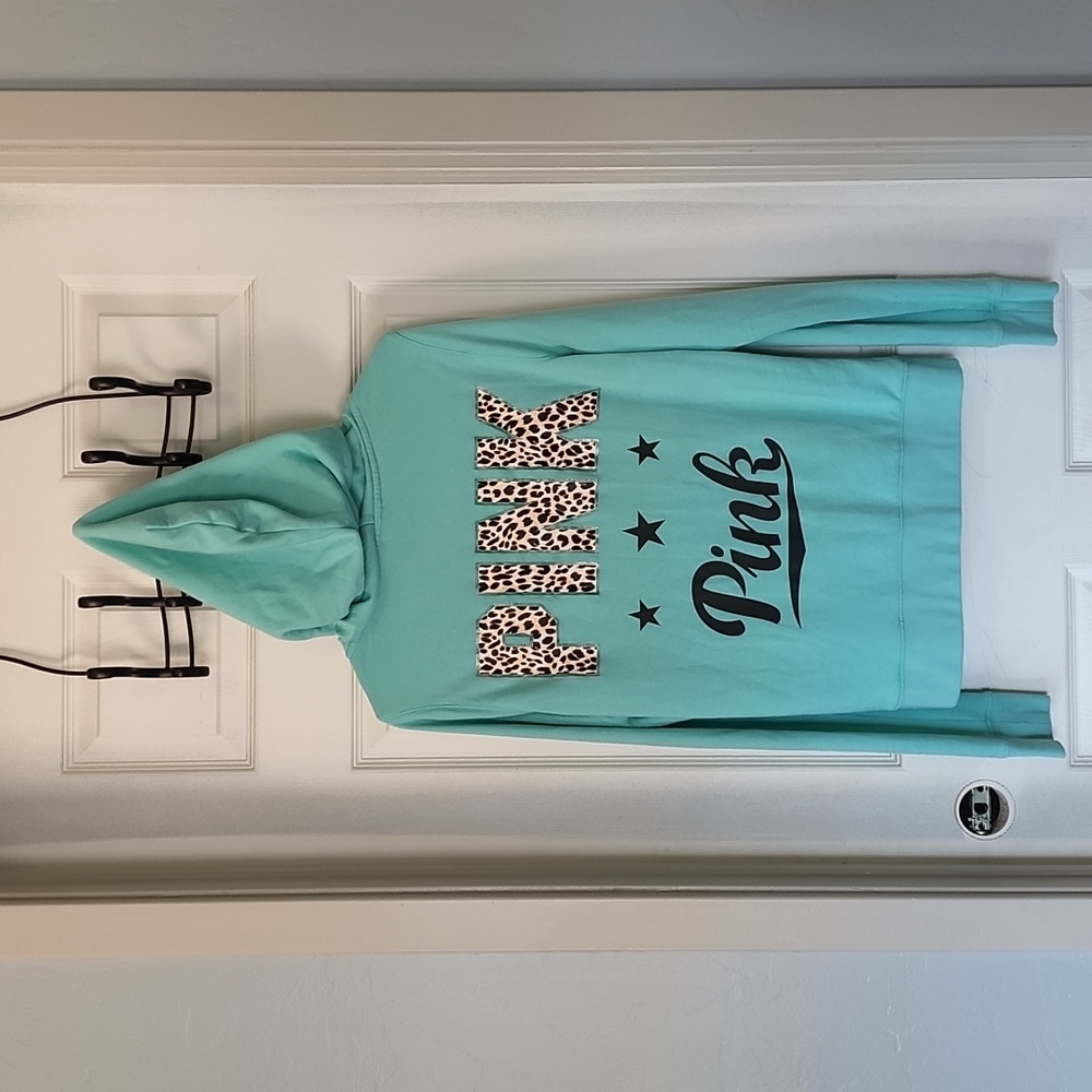 Pink zippered hoodie